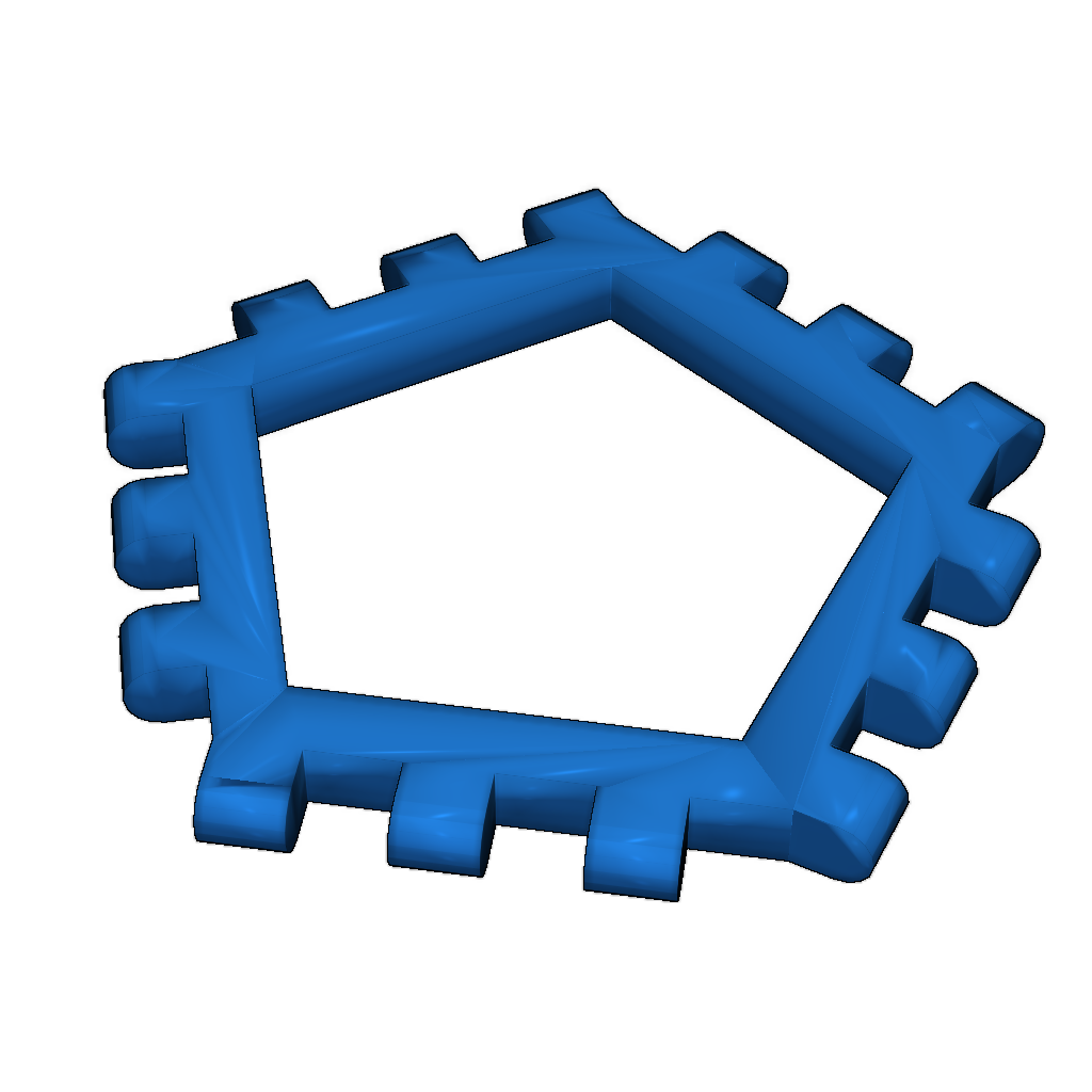 Полигоны Poly-Snaps для сборки многогранников