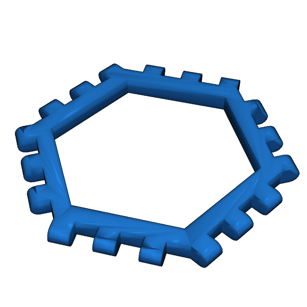 Полигоны Poly-Snaps для сборки многогранников