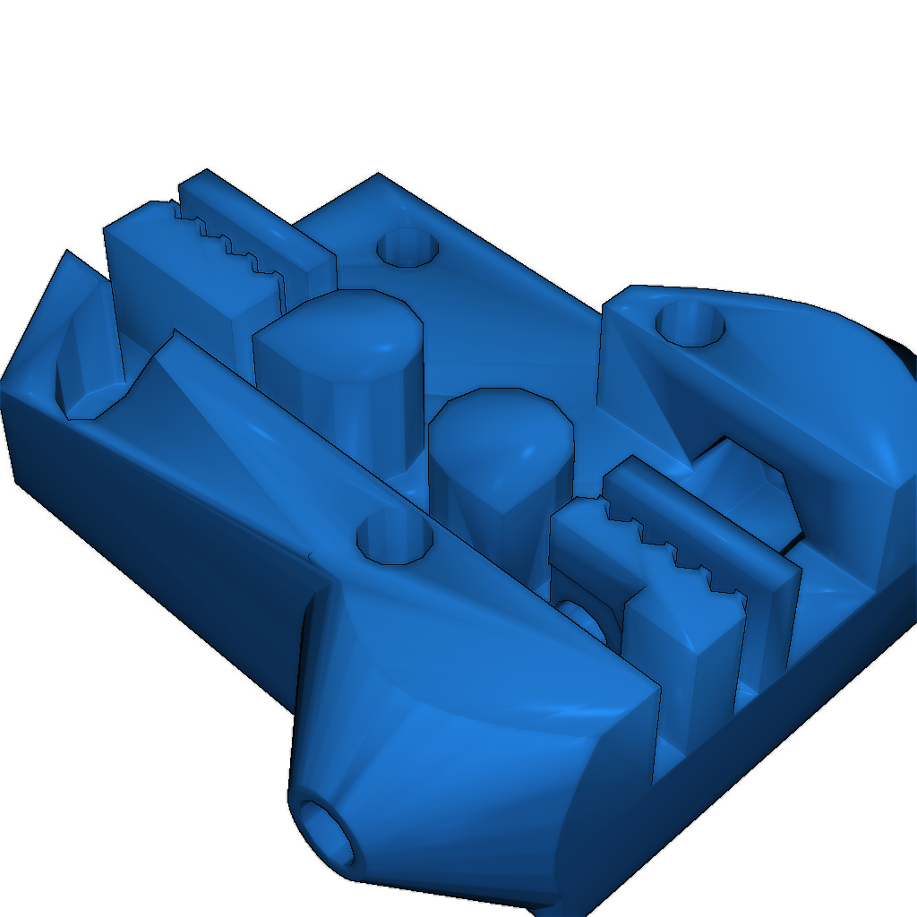 Картридж Kossel с интегрированными зажимами для открытых ремней