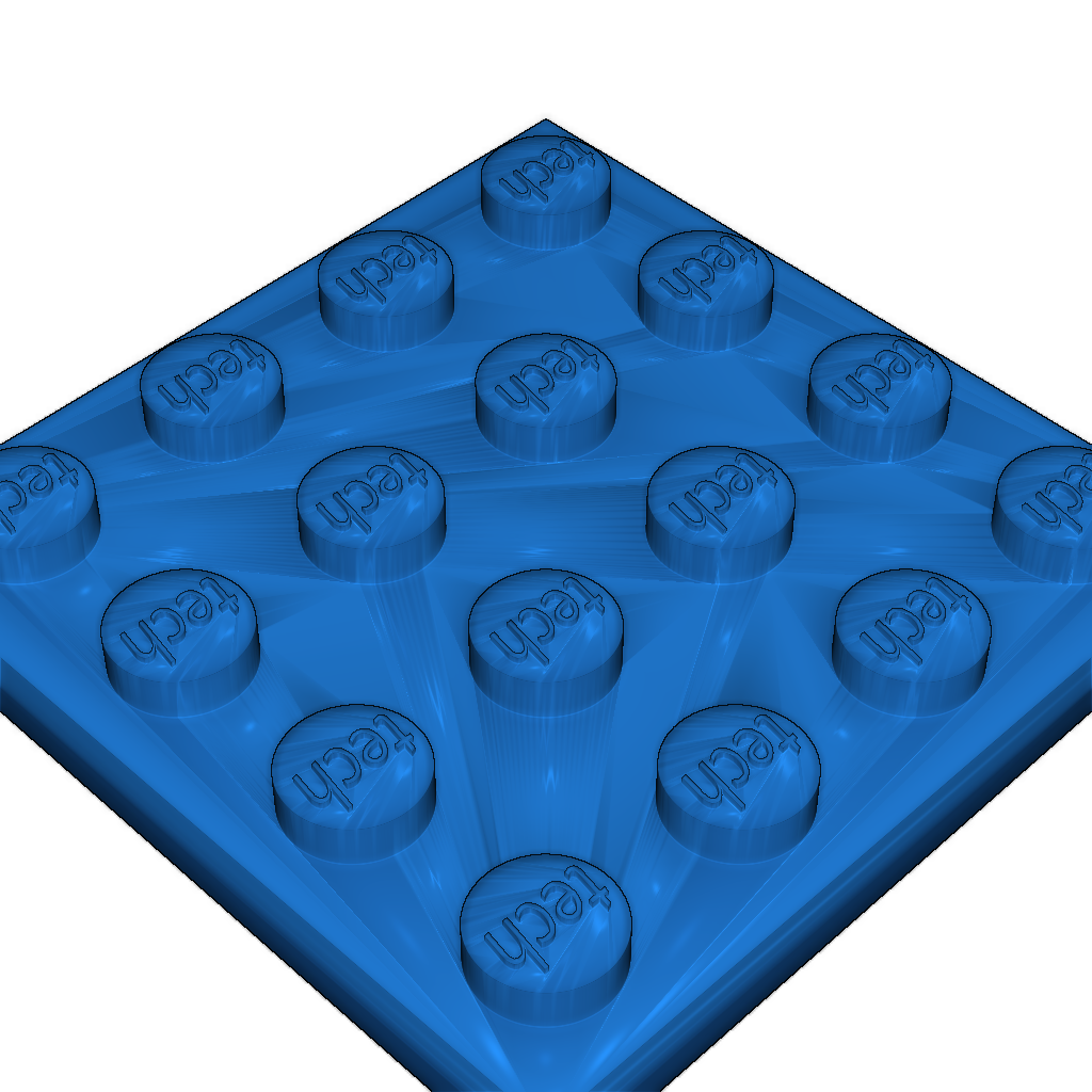 Модель Tech Lego для OpenSCAD