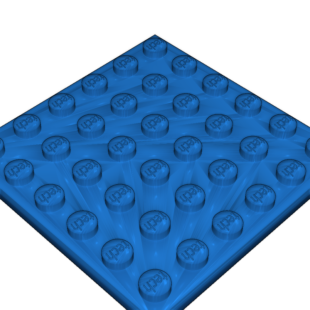 Модель Tech Lego для OpenSCAD