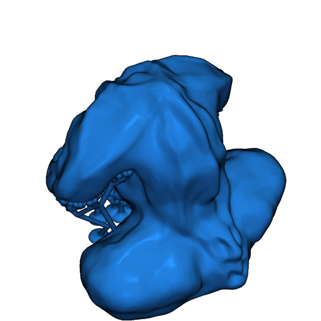 Сатана - 3D модель шахматной фигуры