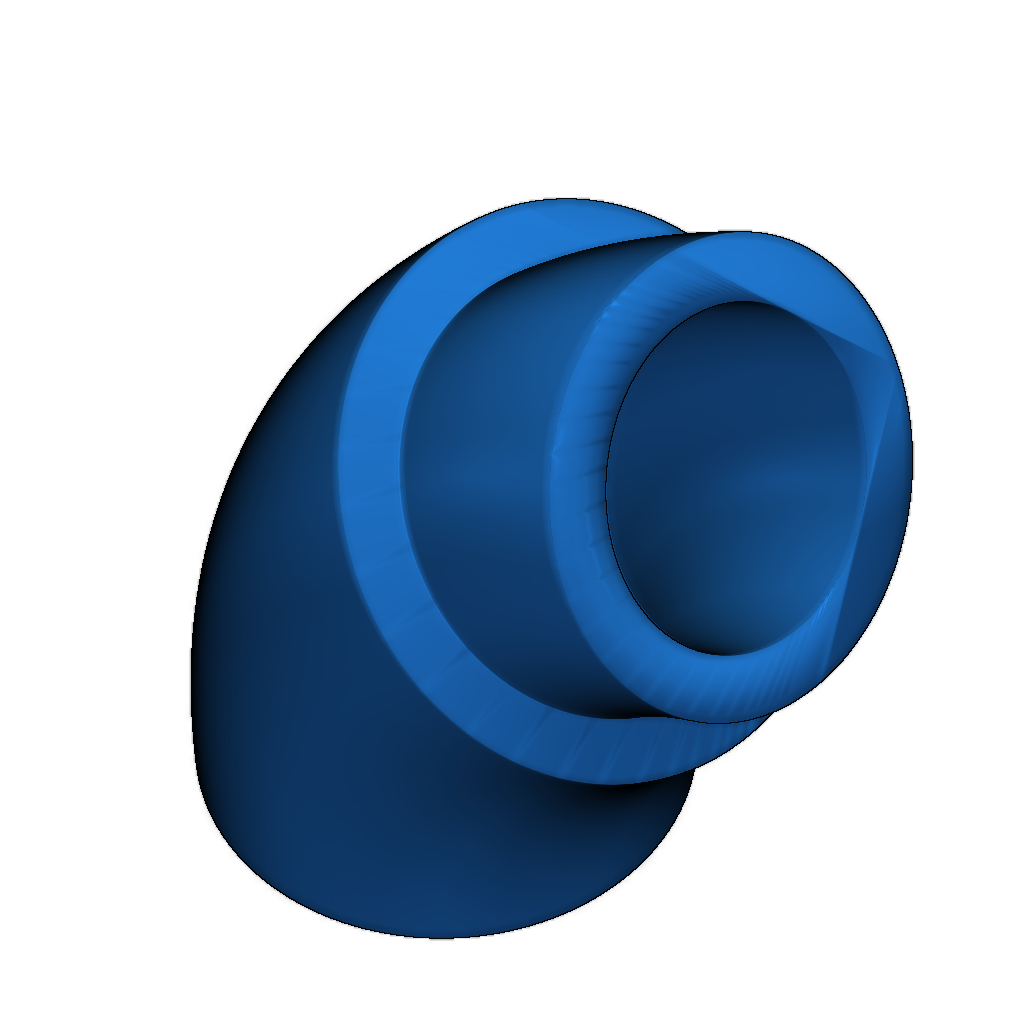 Натуральная труба Bb3 в форме саксофона