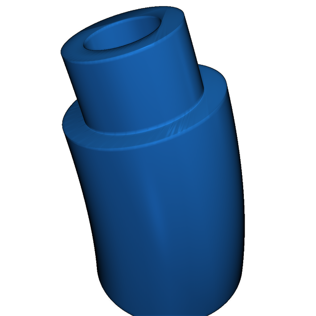 Натуральная труба Bb3 в форме саксофона