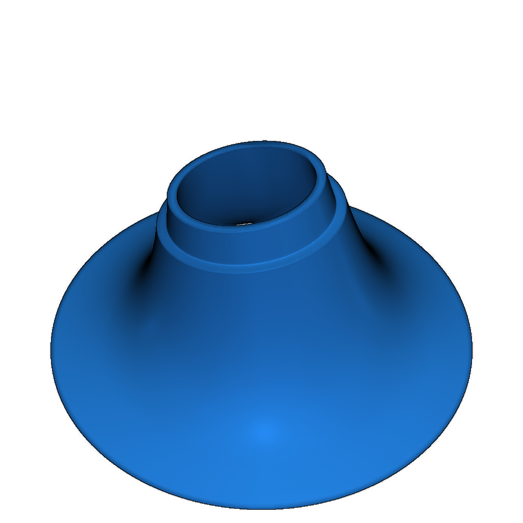 Натуральная труба Bb3 в форме саксофона