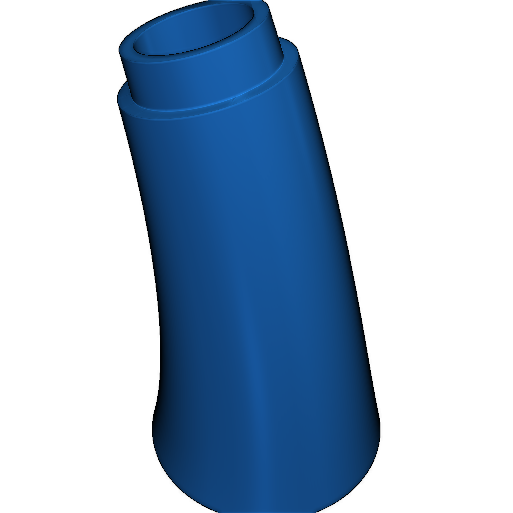 Натуральная труба Bb3 в форме саксофона