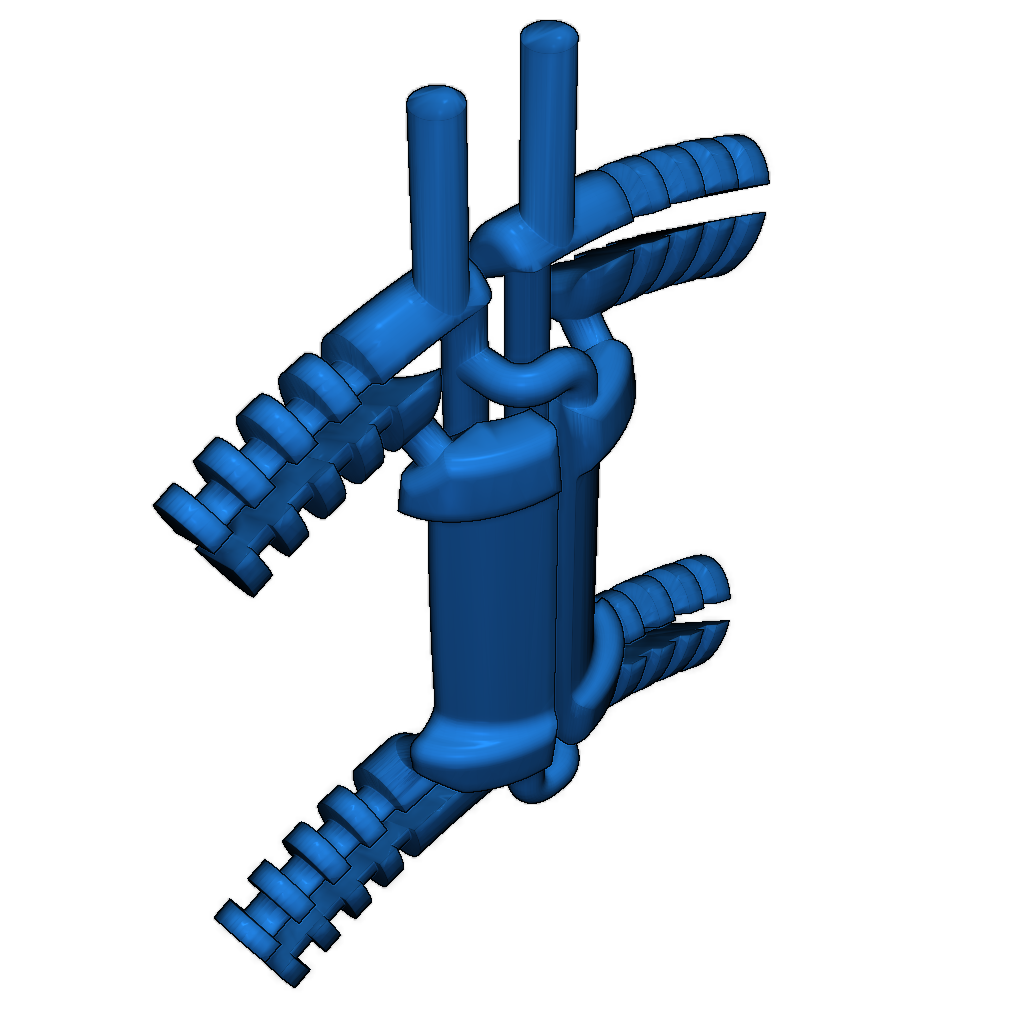 Глаукус: Мягкий робот-квадрупед
