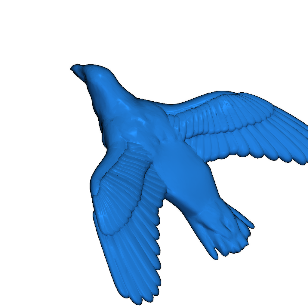 Воробей с раскрытыми крыльями