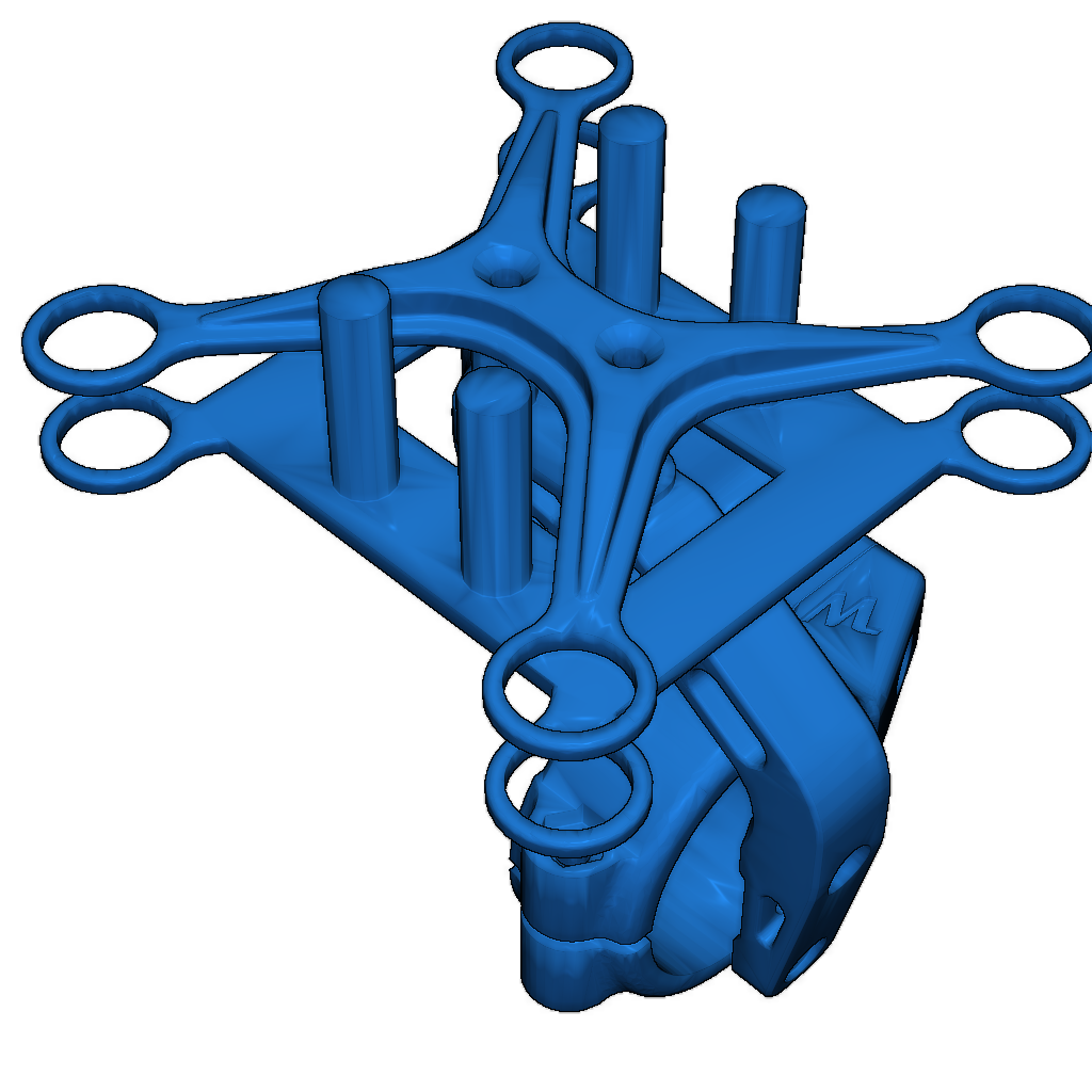 Альтернативная нижняя плита для бесщеточного гимбала