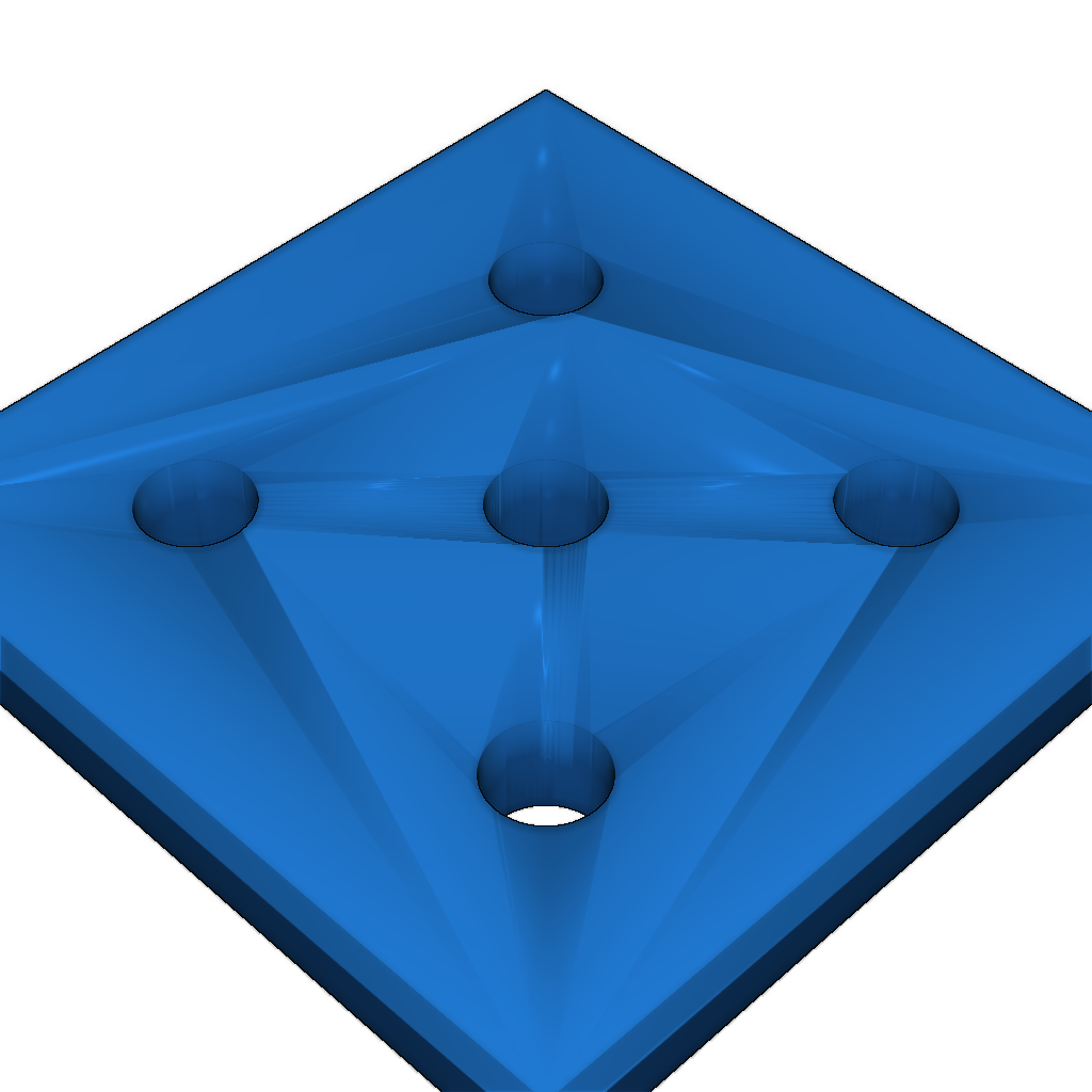 OpenSCAD - Скрипт открытой структуры