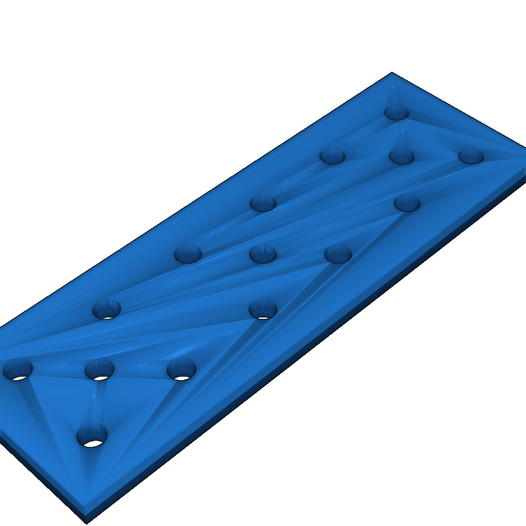 OpenSCAD - Скрипт открытой структуры