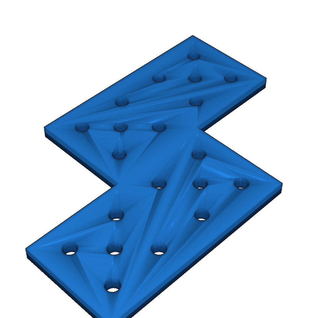 OpenSCAD - Скрипт открытой структуры