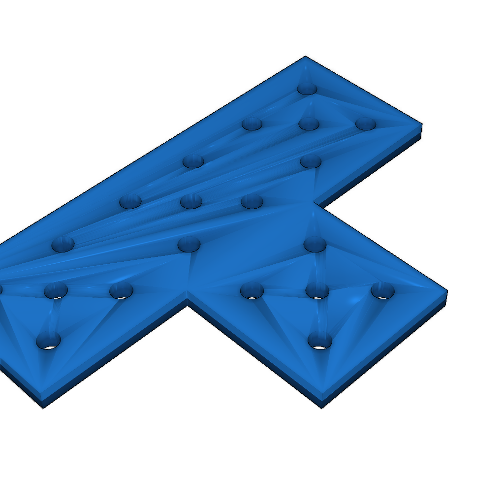 OpenSCAD - Скрипт открытой структуры