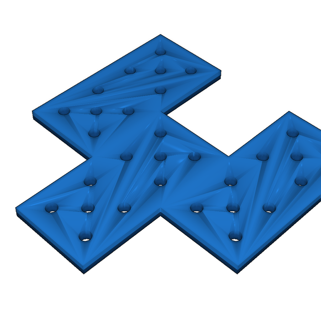 OpenSCAD - Скрипт открытой структуры