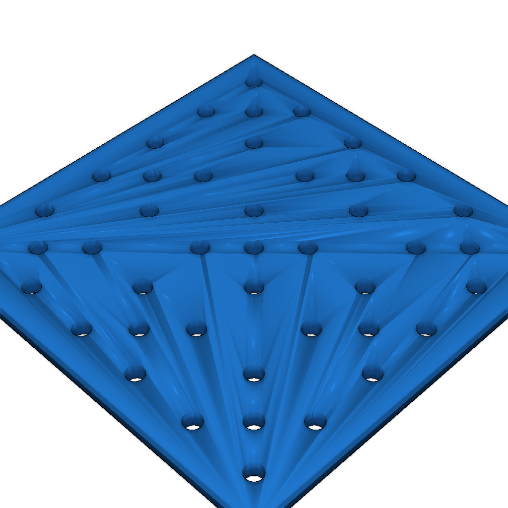OpenSCAD - Скрипт открытой структуры