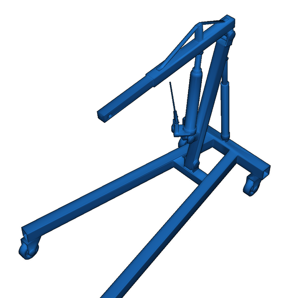 Подъемник для двигателя (диорама гаража)