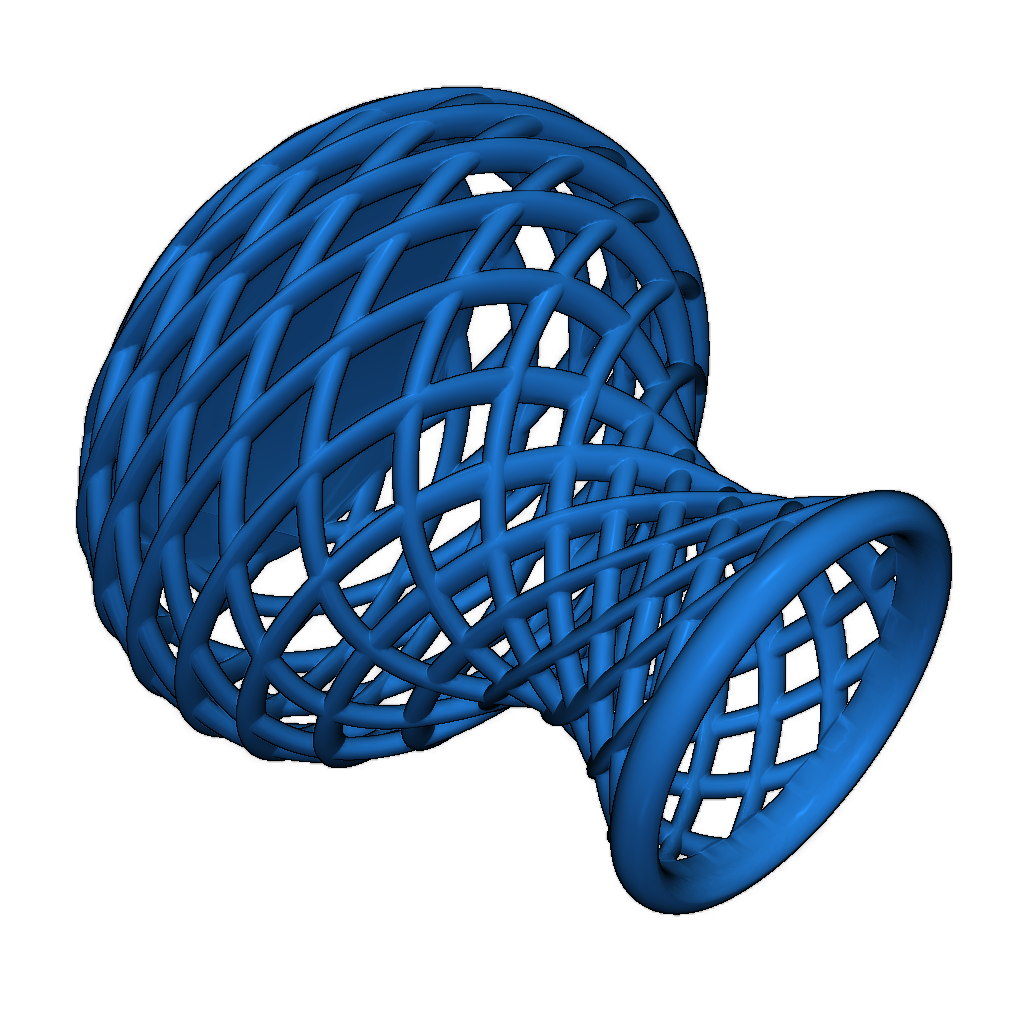 Спиральная ваза 2 открытая