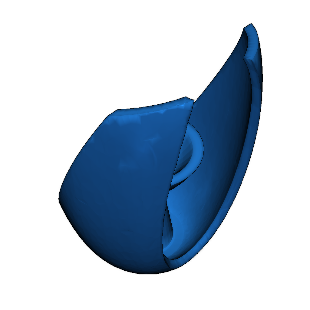 Современный овальный подсвечник