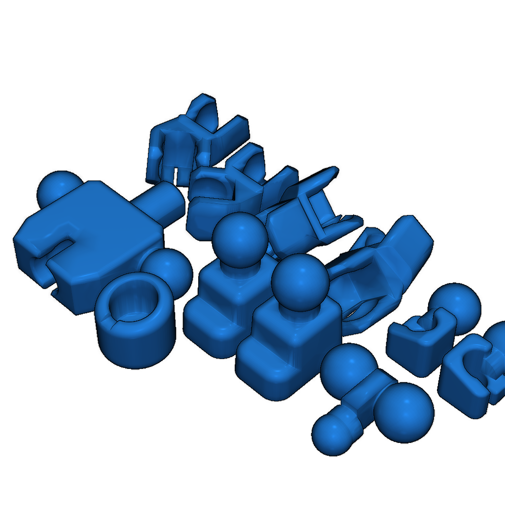 Killer Kommando - Открытый минифигурка без поддержки