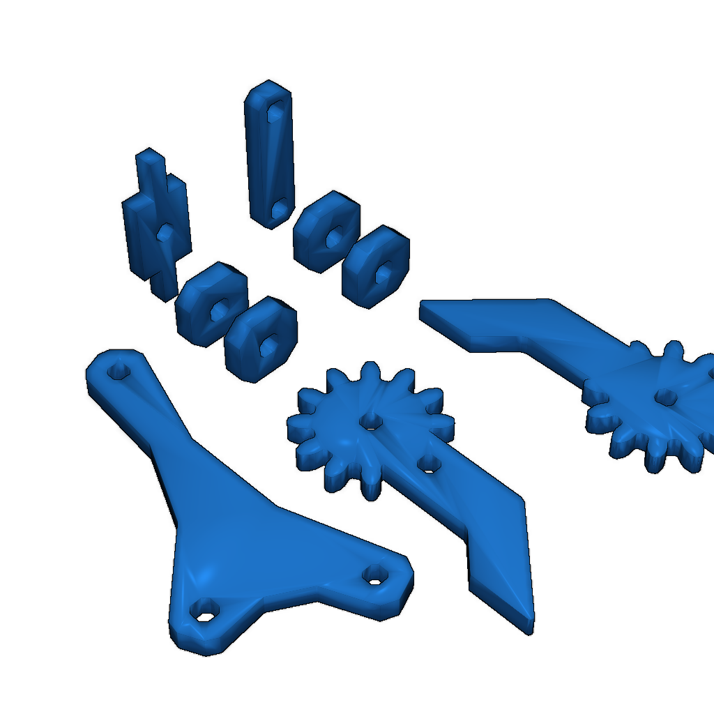 3D модель MeArm 0.4 для печати