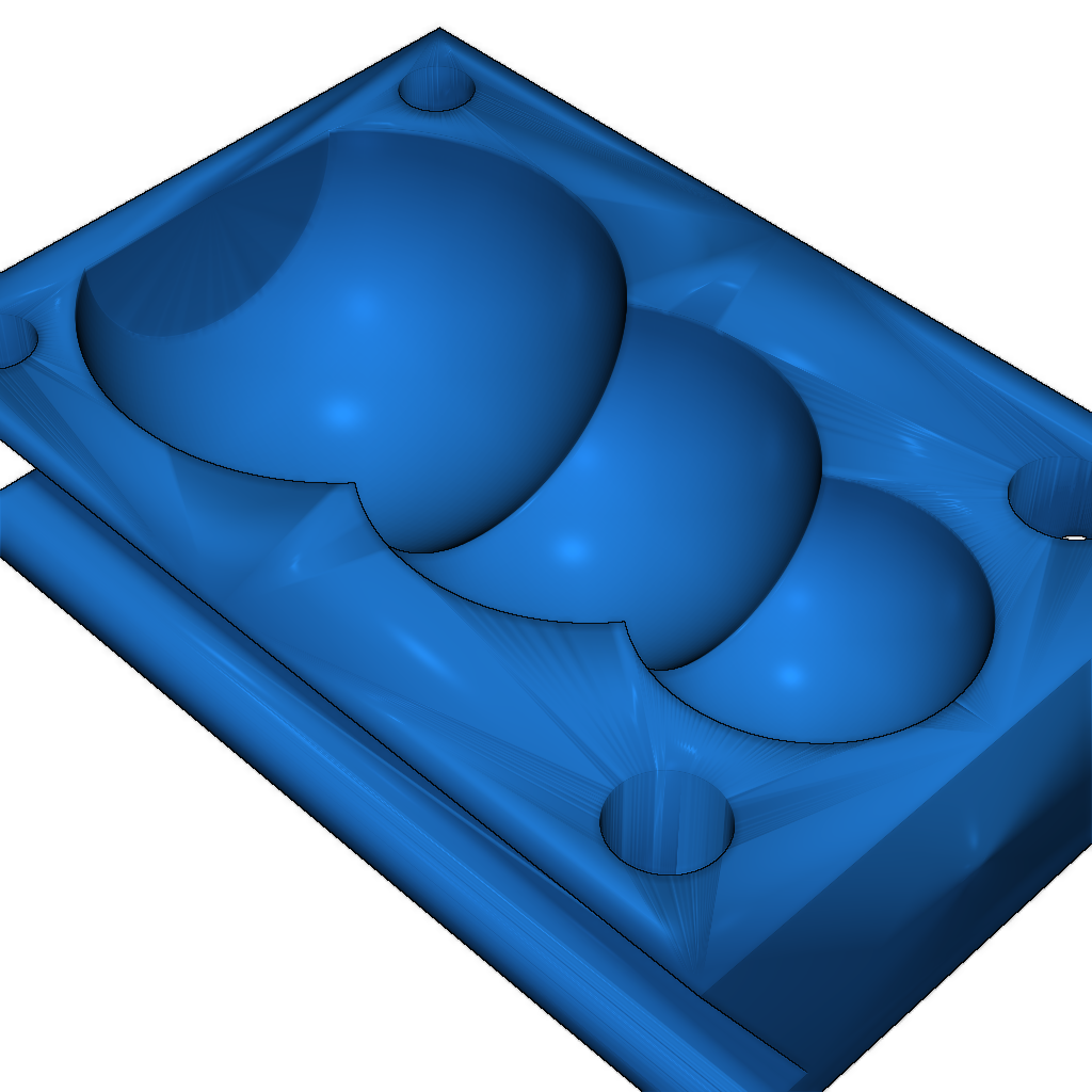 Форма для создания снеговика из двух шаров