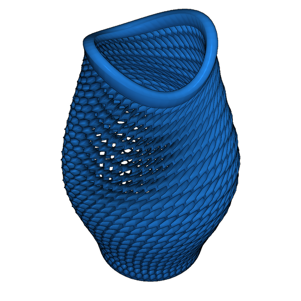 Ваза Fish Mouth (открытая стенка)