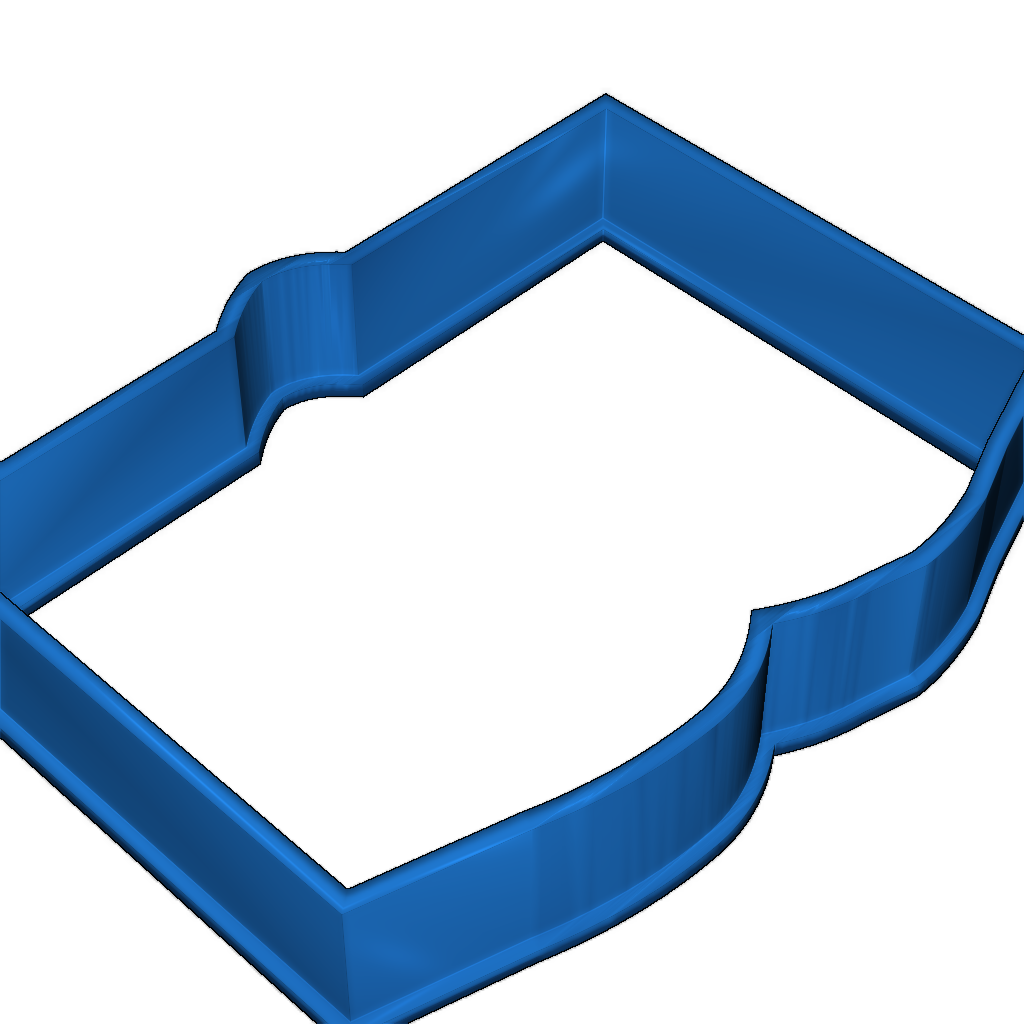 Форма для печенья в виде открытой книги