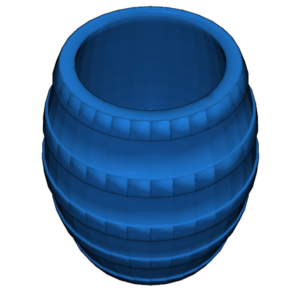 Открытый бочонок