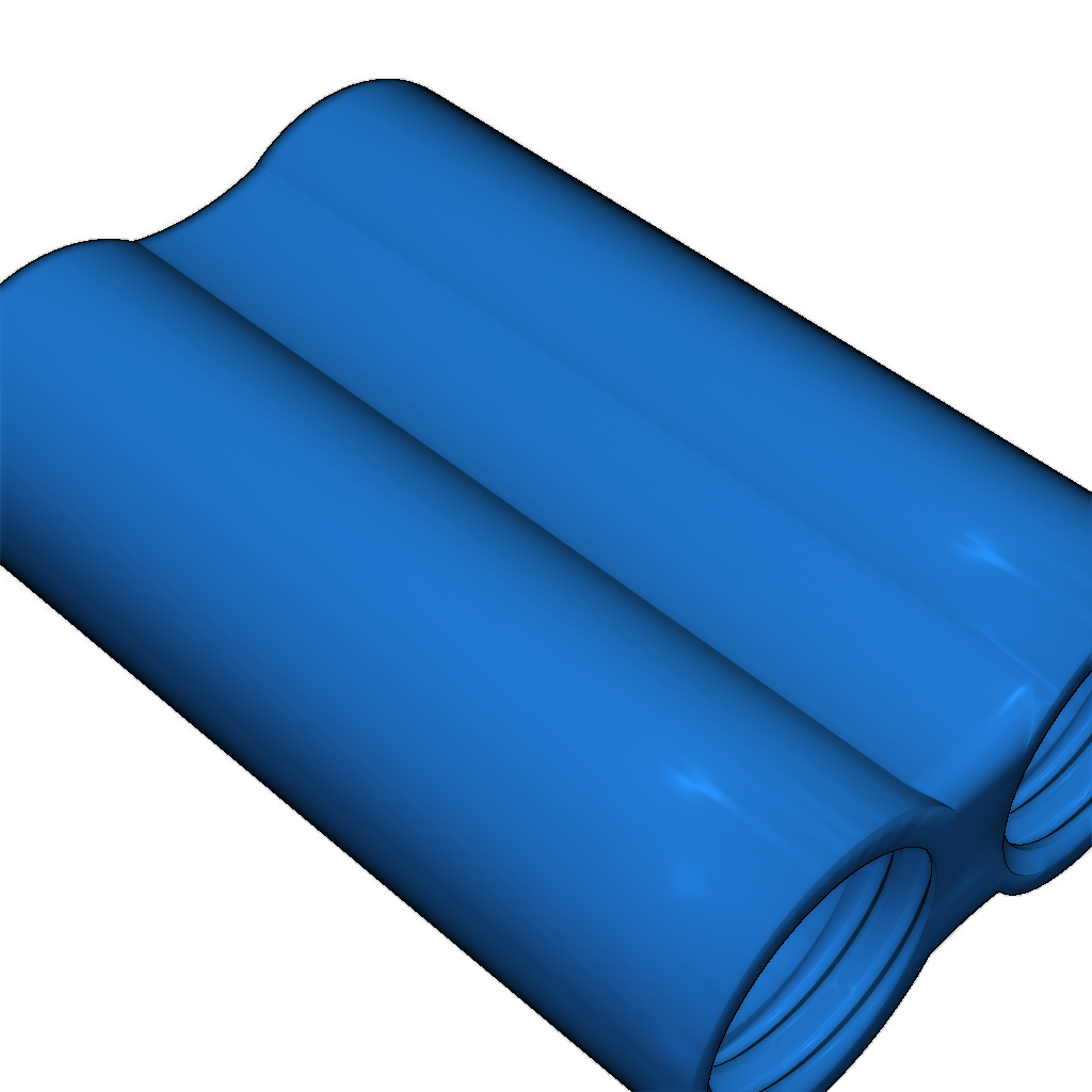 Контейнер для двух батарей 18650
