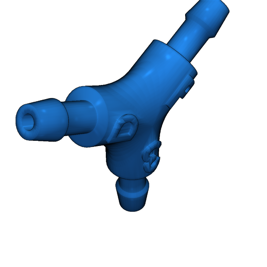 3D модель Y-Розгалужувач для 3Dponics - фото 6