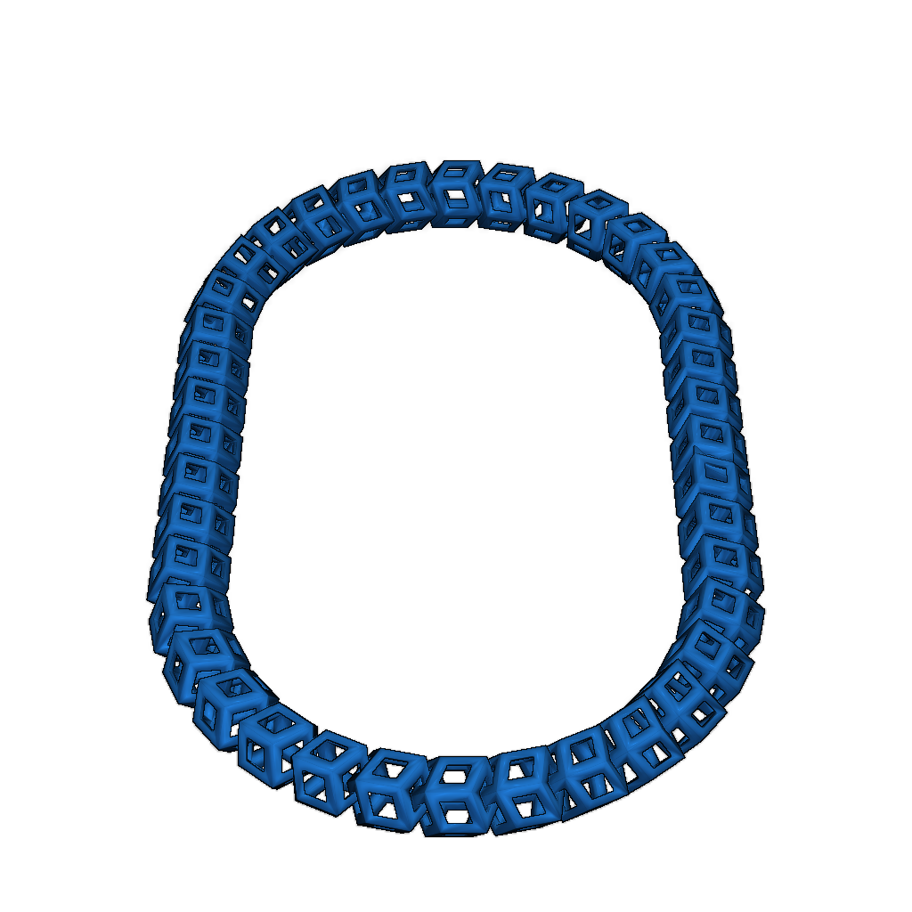 Магнитная петля из додекаэдра (открытая)