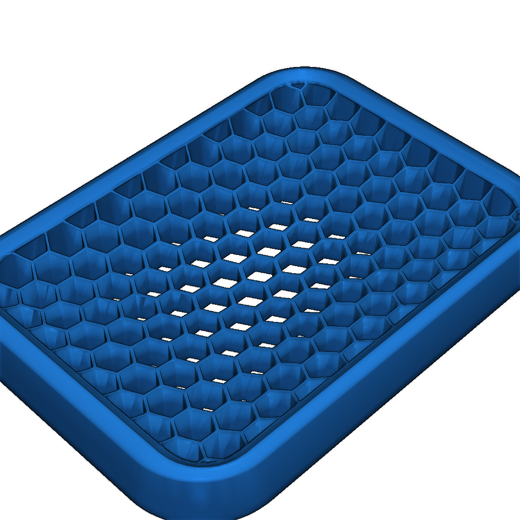 Прямоугольное мыло с открытым дном