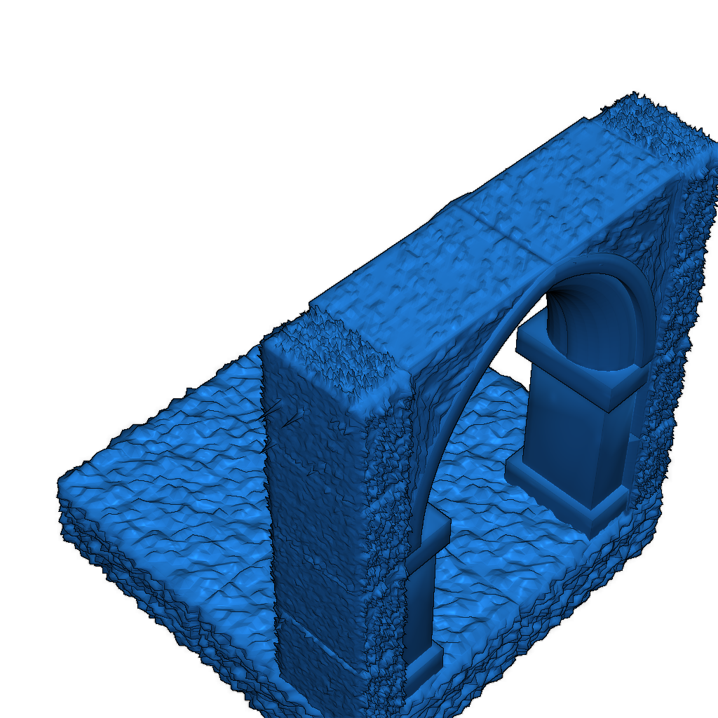 Готическая RPG плитка - арка 2x2 с полом