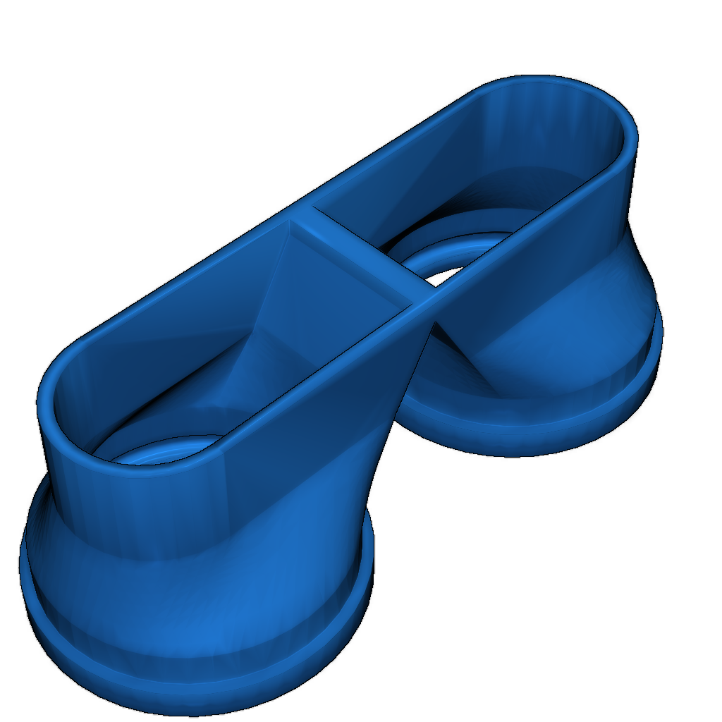 Задняя деталь центрального воздуховода Opel Ascona B / Manta B