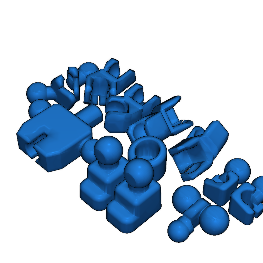 Фигурка-экшен для 3D печати - без поддержки