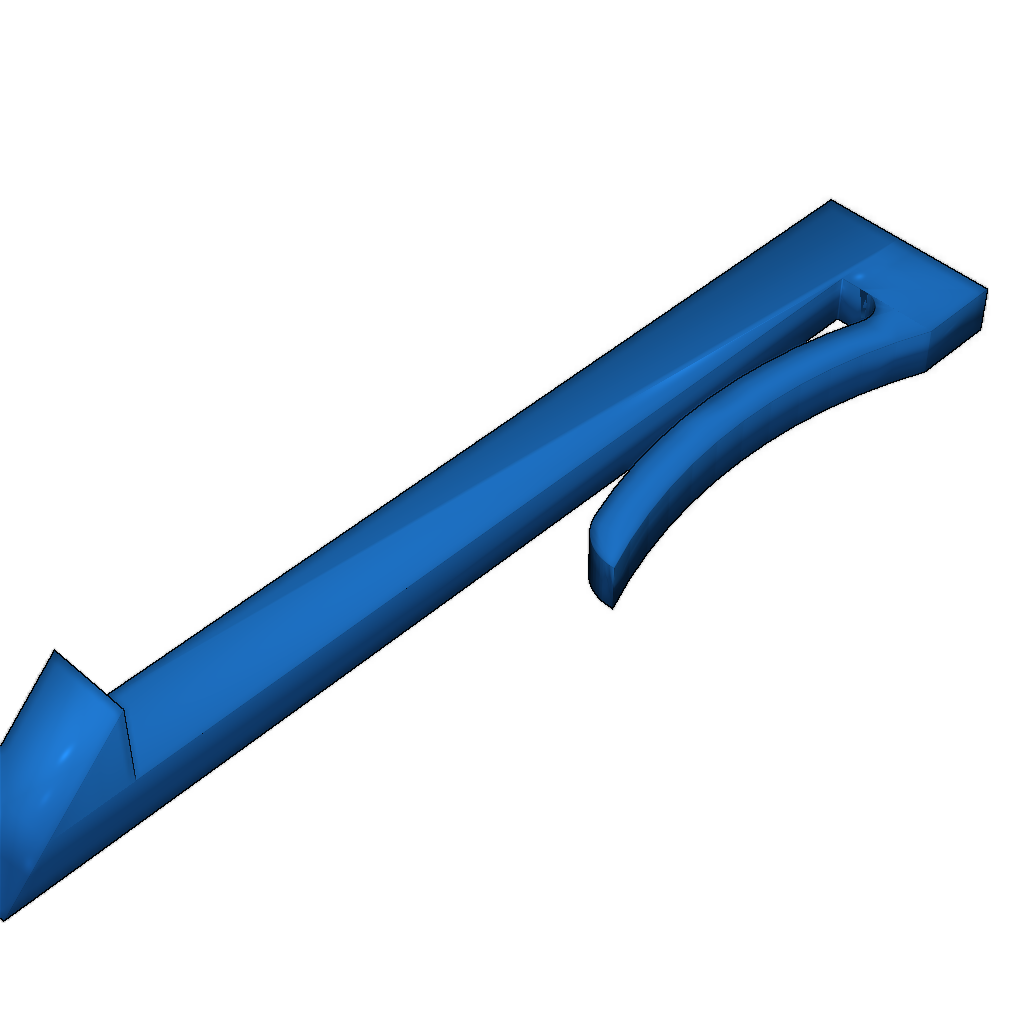 Клипса для открытой двери FlashForge Creator Pro