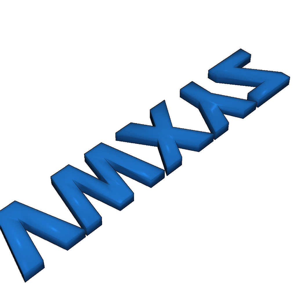 3D алфавит шрифта Open Sans Bold