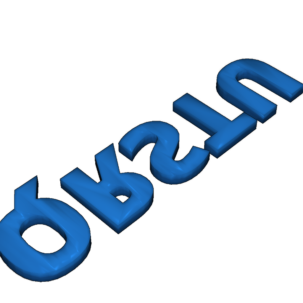 3D алфавит шрифта Open Sans Bold