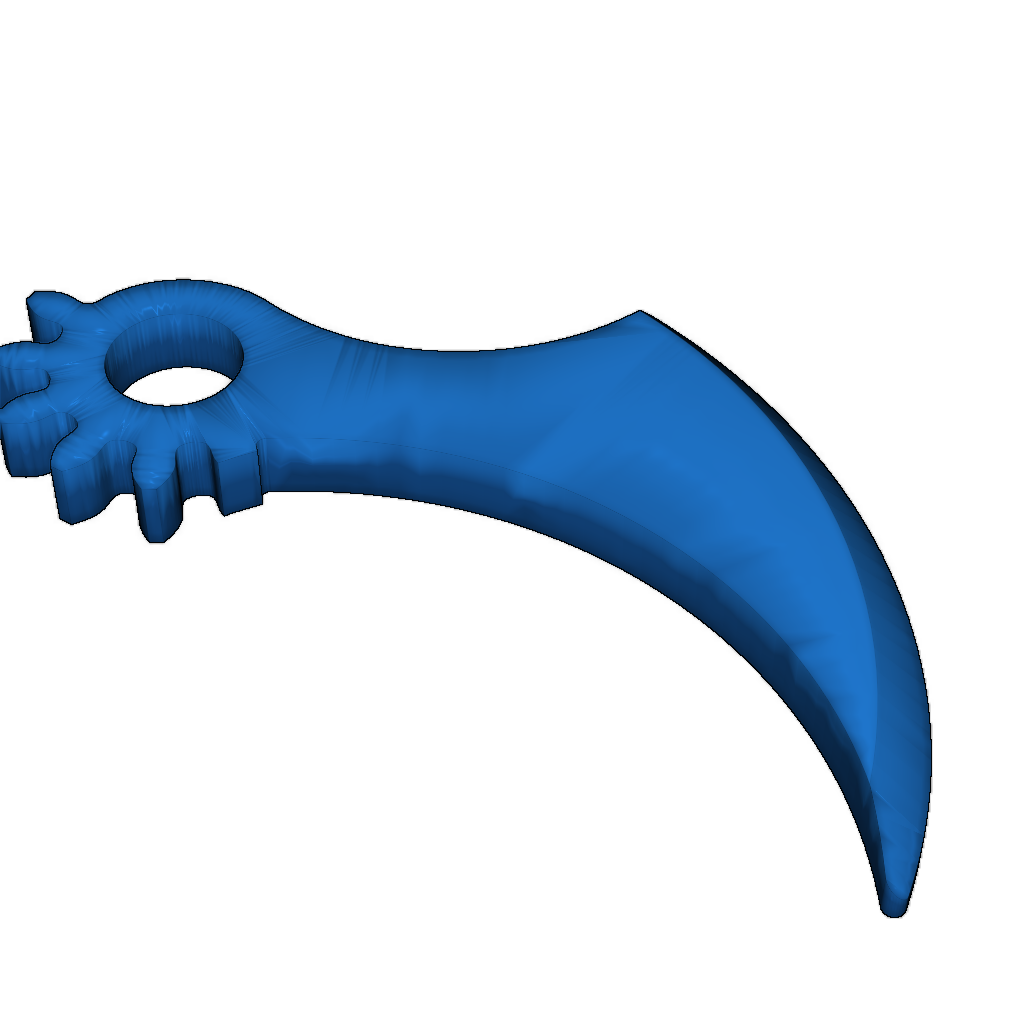 Звезда с тремя лопастями и шестернями