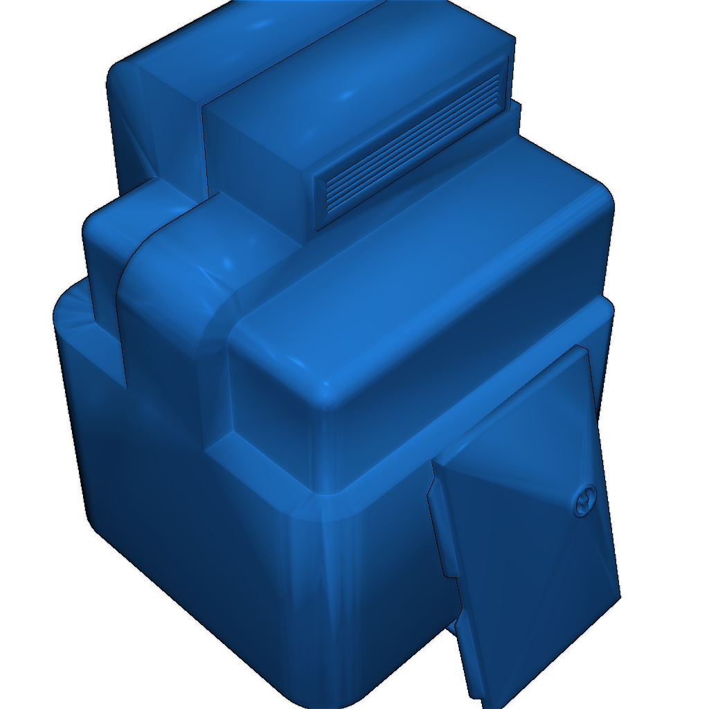 Модель WOPR с открытой задней частью