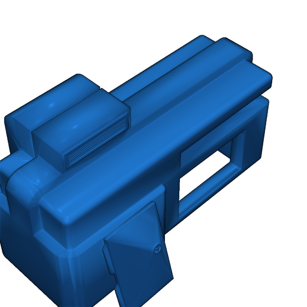 Модель WOPR с открытой задней частью