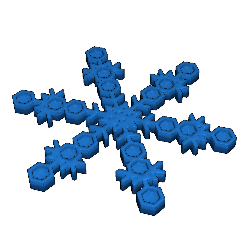 Снежинка Модель