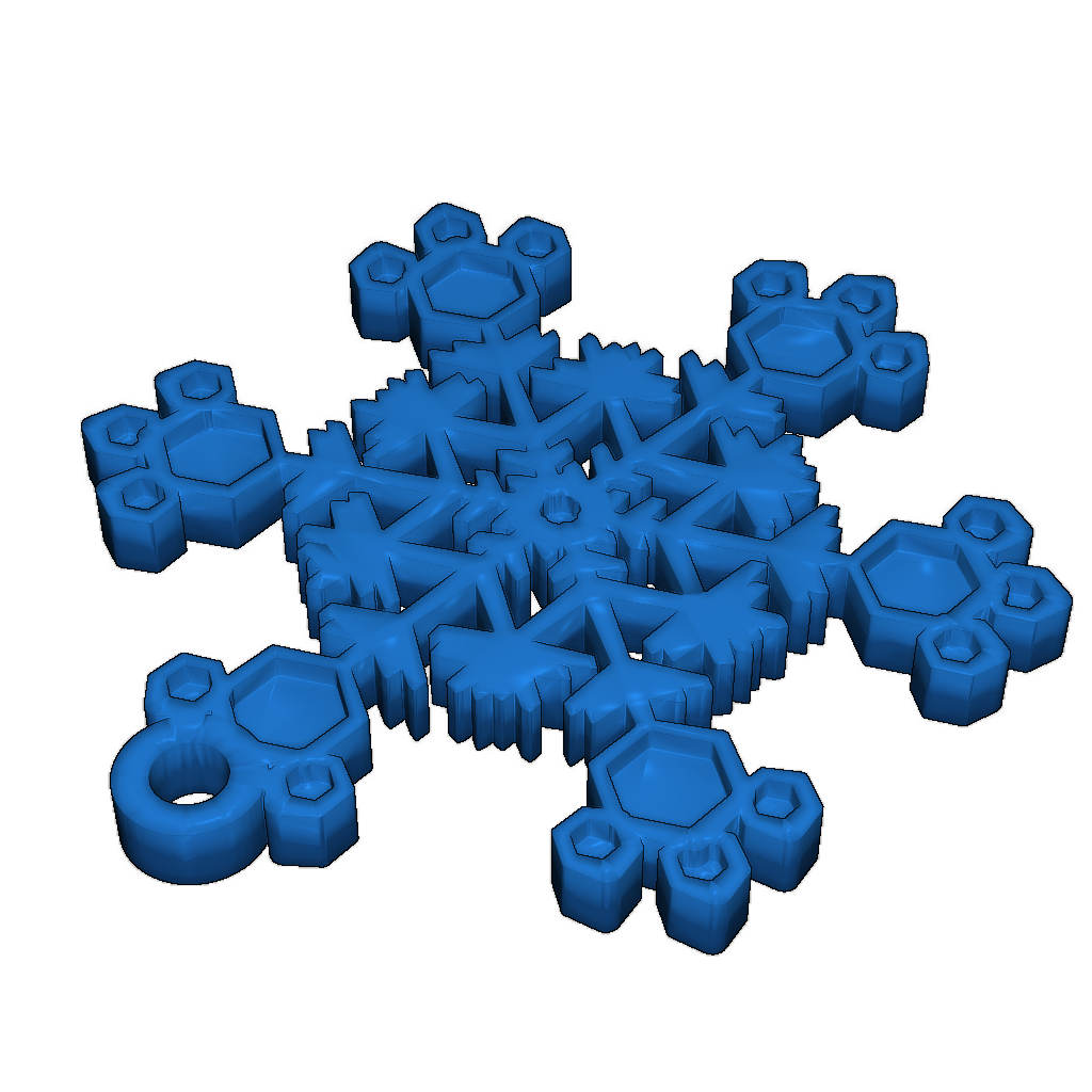 Снежинка Модель