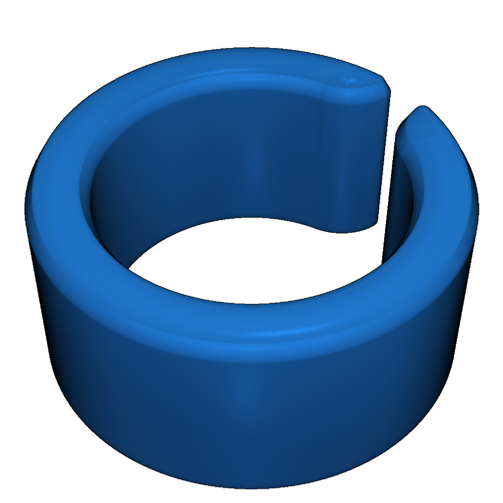 Ролик для стабилизации тюбика пасты (открытое кольцо)