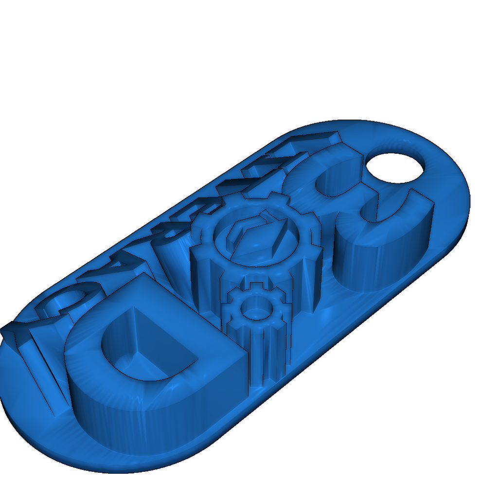 Брелок 3D Literacy