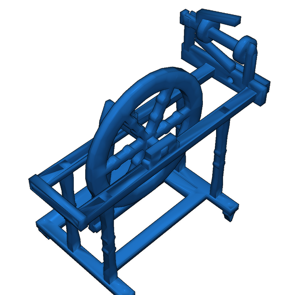 Модель прялки Molinello Vers. 2