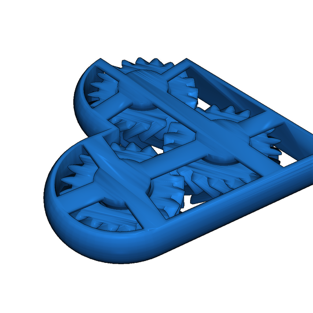 Ключница в форме сердца с открытым углом