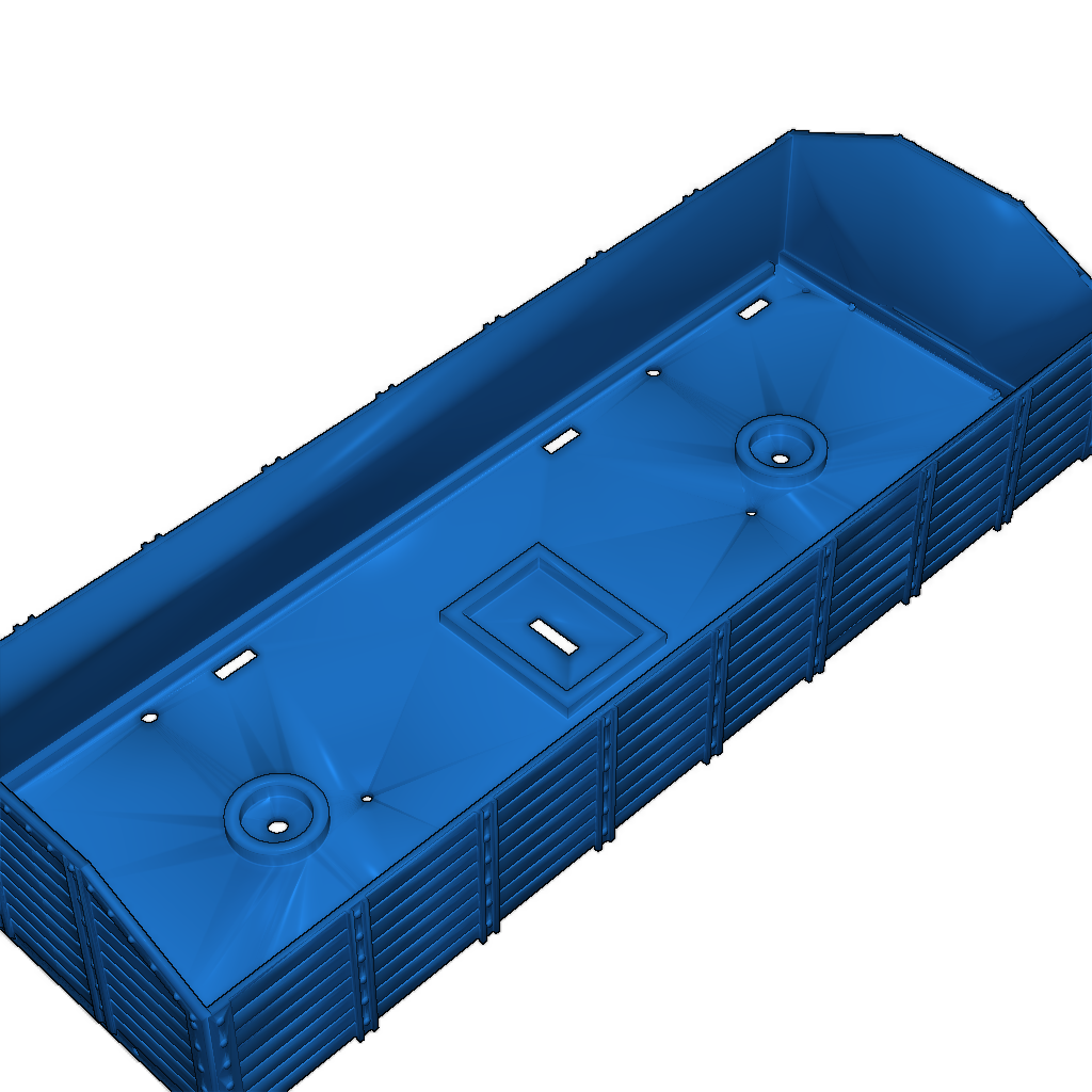 Открытый грузовой вагон масштаба 1:32