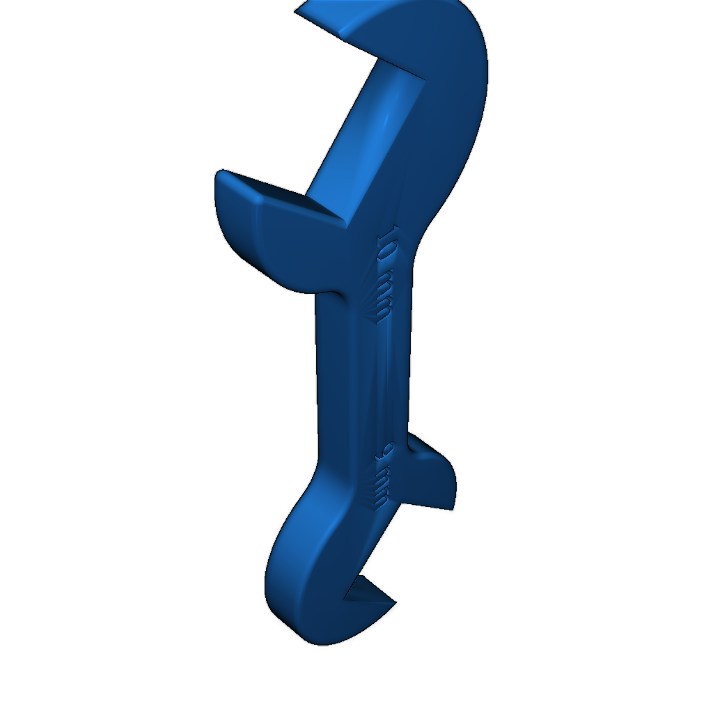 Открытый ключ на 9 и 10 мм