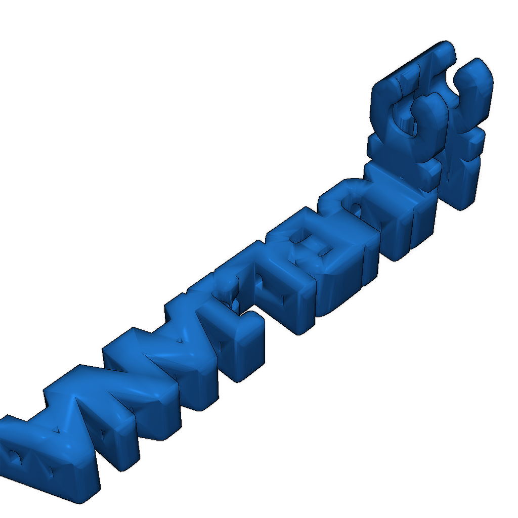 3D модель, созданная в OpenSCAD